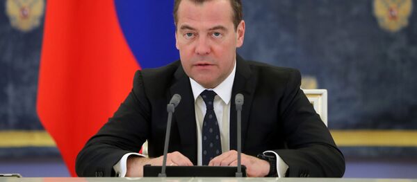 Председатель правительства РФ Дмитрий Медведев Председатель правительства РФ Дмитрий Медведев - Sputnik Беларусь
