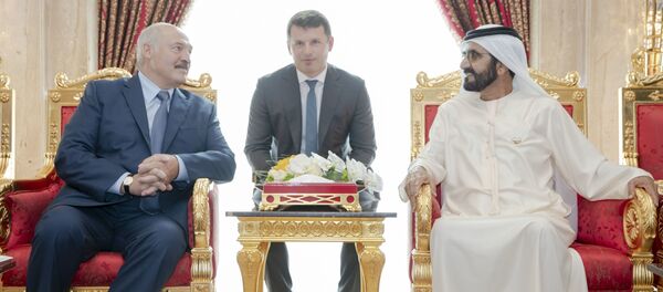 Стала вядома, што Лукашэнка робіць у Эміратах - Sputnik Беларусь