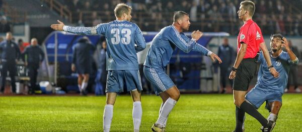 Эпизод в матче Динамо-Брест - Шахтер - Sputnik Беларусь