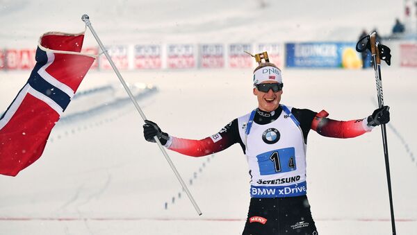 Олимпийский чемпион норвежец Йоханнес Бё  - Sputnik Беларусь