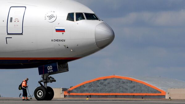 Boeing 777-300ER в Шереметьево - Sputnik Беларусь