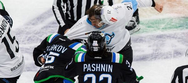Матч КХЛ Салават Юлаев - Динамо-Минск - Sputnik Беларусь