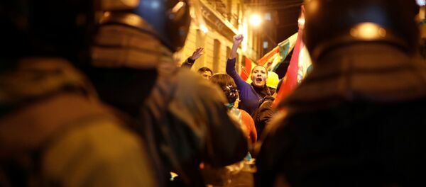 Акция протеста в Боливии - Sputnik Беларусь