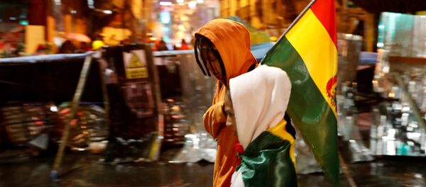 Протестующие на улицах Лас-Пальмоса - Sputnik Беларусь