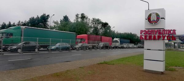 Очереди на границе - Sputnik Беларусь