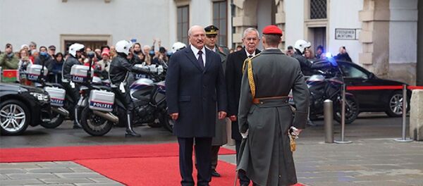 Встреча президентов Беларуси Александра Лукашенко и Австрии Александра Ван дер Беллена  - Sputnik Беларусь