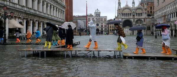 В 2019 году паводок в Венеции достиг рекордной отметки - Sputnik Беларусь