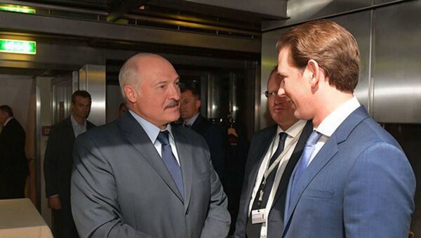 Встреча президента Беларуси Александра Лукашенко с Председателем Австрийской народной партии Себастьяном Курцем - Sputnik Беларусь