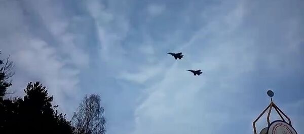 Два СУ-30 СМ приземлились в Барановичах - Sputnik Беларусь