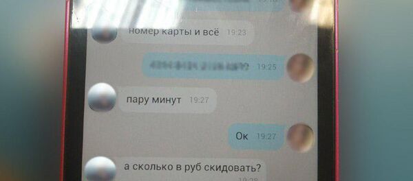 Переписка женщины с злоумышленником Переписка женщины с злоумышленником - Sputnik Беларусь
