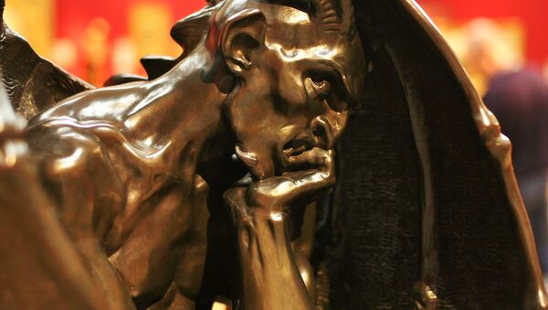 Скульптура Сатаны в музее, архивное фото - Sputnik Беларусь