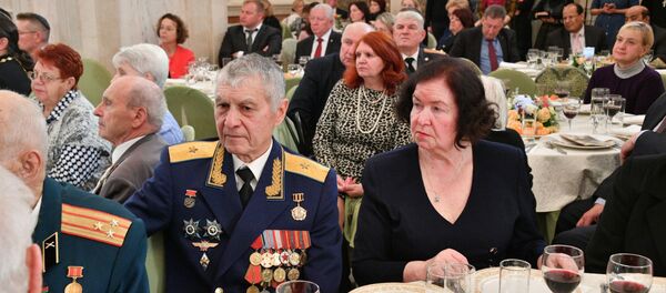 Патриотическая акция Во славу общей Победы прошла в пятницу в Минске в Всехсвятском храме - Sputnik Беларусь