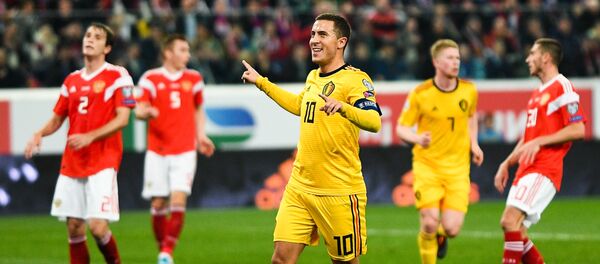 Нападающий сборной Бельгии Эден Азар - Sputnik Беларусь