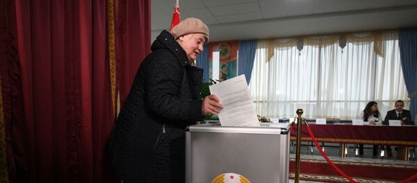 Голосование на избирательном участке - Sputnik Беларусь