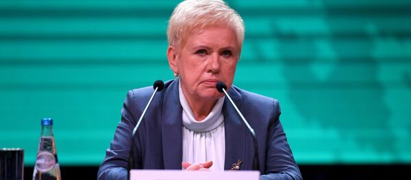 Старшыня Цэнтрвыбаркама рэспублікі Лідзія Ярмошына Старшыня Цэнтрвыбаркама рэспублікі Лідзія Ярмошына - Sputnik Беларусь