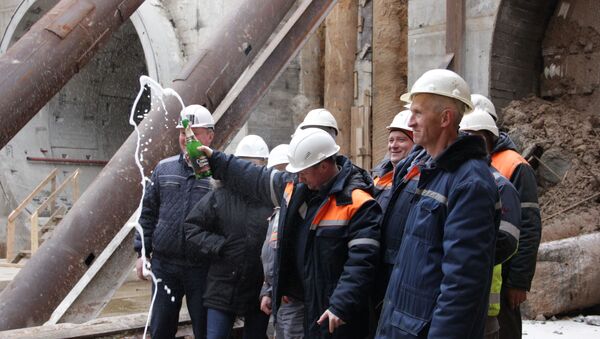 В Минске завершилось строительство тоннеля - Sputnik Беларусь