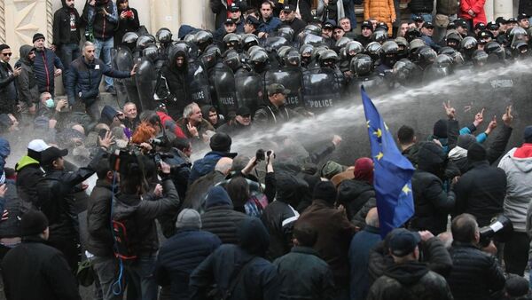 Протесты в Грузии - Sputnik Беларусь