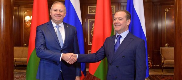 Пасяджэнне Савета міністраў Саюзнай дзяржавы Расіі і Беларусі Пасяджэнне Савета міністраў Саюзнай дзяржавы Расіі і Беларусі - Sputnik Беларусь