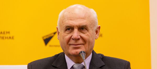 Старшыня Рэспубліканскай партыі працы і справядлівасці Васіль Задняпраны - Sputnik Беларусь