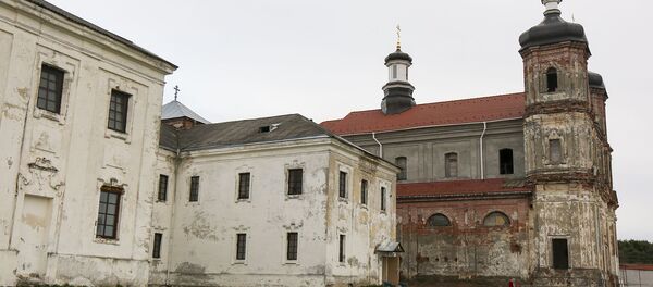 Так манастыр выглядаў у 2017 годзе Так манастыр выглядаў у 2017 годзе - Sputnik Беларусь