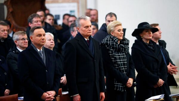 Церемония перезахоронения Калиновского в Вильнюсе - Sputnik Беларусь