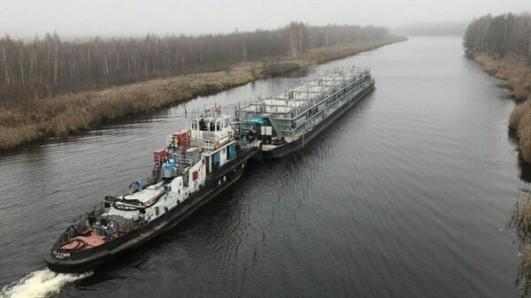 Судоходство на реке Припять - Sputnik Беларусь