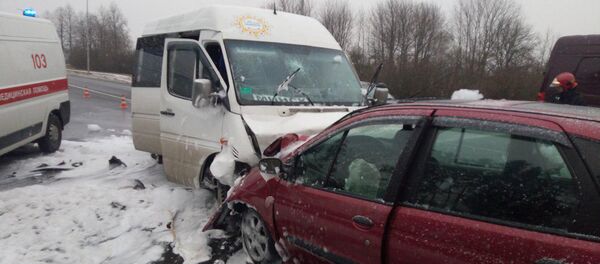 На месте аварии в Красном - Sputnik Беларусь