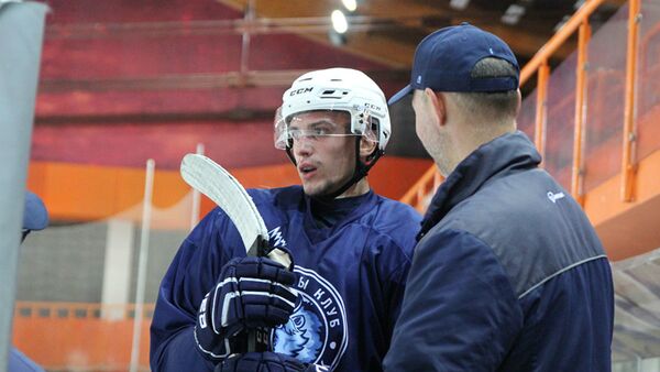 Нападающий минского Динамо Вячеслав Грецкий - Sputnik Беларусь