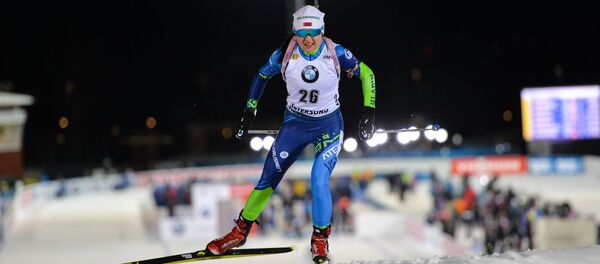 Белорусская биатлонистка Ирина Кривко - Sputnik Беларусь