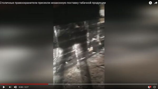Присыпали опилками: милиция пресекла вывоз сигарет на $30 тысяч - видео - Sputnik Беларусь