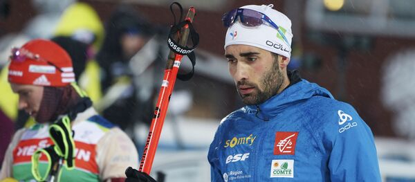 Французский биатлонист Мартен Фуркад  - Sputnik Беларусь