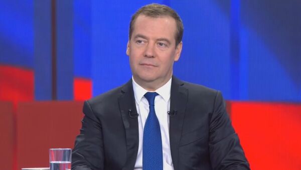 Интервью Дмитрия Медведева российским телеканалам - Sputnik Беларусь