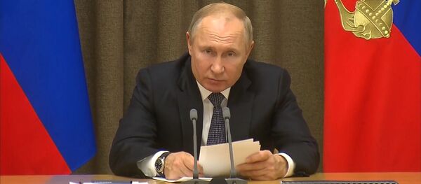 Пуцін распавёў, што думае аб мілітарызацыі космасу – відэа Пуцін распавёў, што думае аб мілітарызацыі космасу – відэа - Sputnik Беларусь