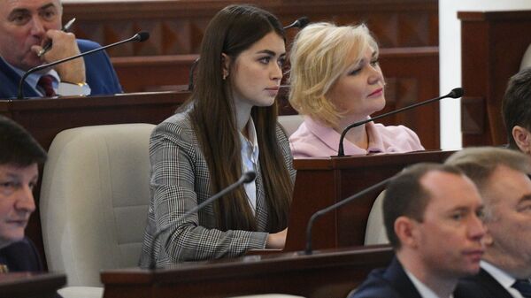 Депутат Мария Василевич на сессии Палаты представителей, архивное фото - Sputnik Беларусь