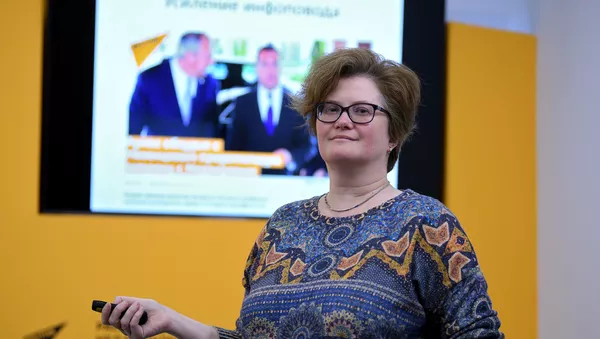 Вераніка Трызно падчас SputnikPro - Sputnik Беларусь