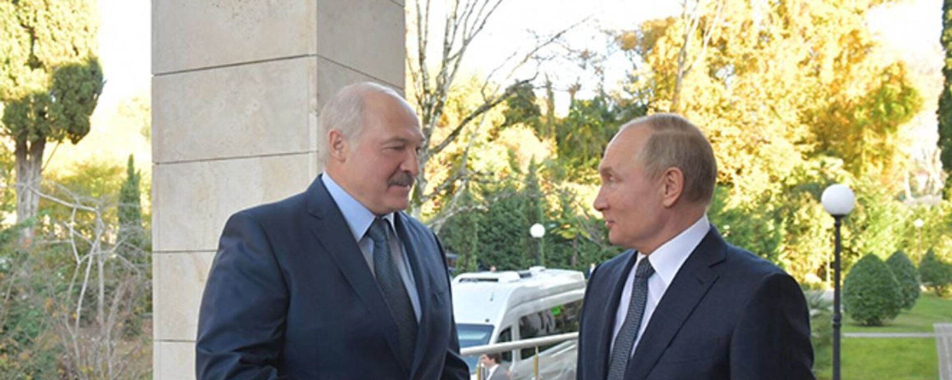Президенты Александр Лукашенко и Владимир Путин - Sputnik Беларусь, 1920, 10.02.2021