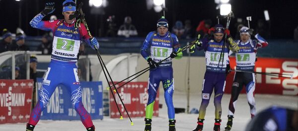 Биатлон. I этап Кубка мира. Мужчины. Эстафета - Sputnik Беларусь