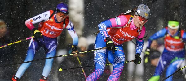 Биатлон. I этап Кубка мира. Женщины. Эстафета - Sputnik Беларусь