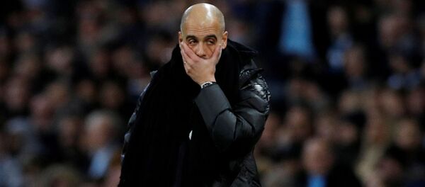 Главный тренер Манчестер Сити Хосеп Гвардиола - Sputnik Беларусь