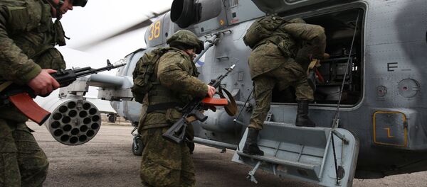 Вайскоўцы падчас тактыка-спецыяльных вучэнняў - Sputnik Беларусь