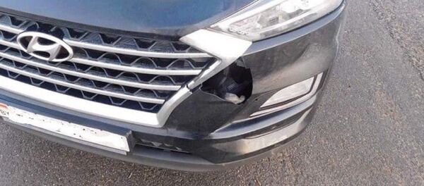 Сбившая ребенка машина Сбившая ребенка машина - Sputnik Беларусь