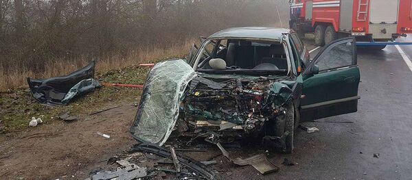 На месте ДТП - Sputnik Беларусь