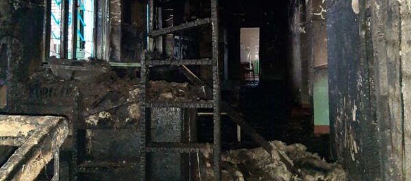 Пожар в психоневрологическом диспансере под Сморгонью - Sputnik Беларусь