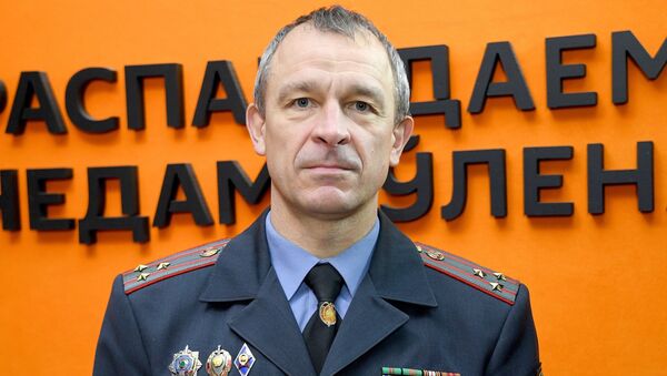 Начальник Департамента по гражданству и миграции МВД Алексей Бегун - Sputnik Беларусь