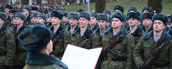 Прысяга навабранцаў у Віцебску Прысяга навабранцаў у Віцебску - Sputnik Беларусь