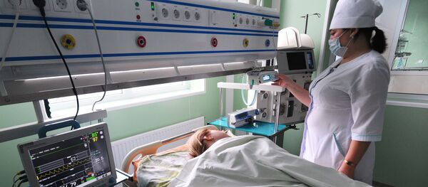 В отделении реанимации, архивное фото В отделении реанимации, архивное фото - Sputnik Беларусь