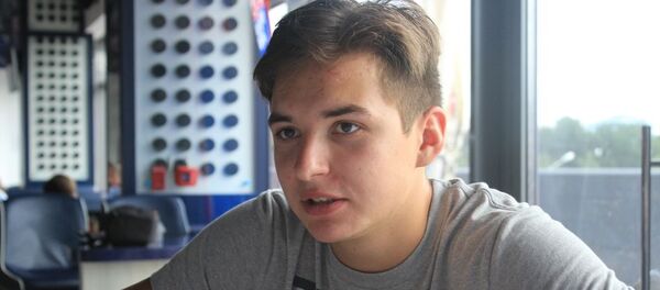 Нападающий сборной Беларуси по хоккею Дмитрий Буйницкий - Sputnik Беларусь