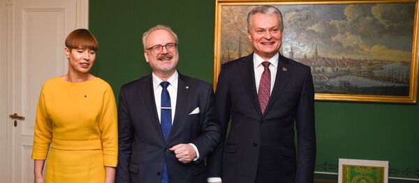 Президенты Эстонии, Латвии и Литвы - Sputnik Беларусь