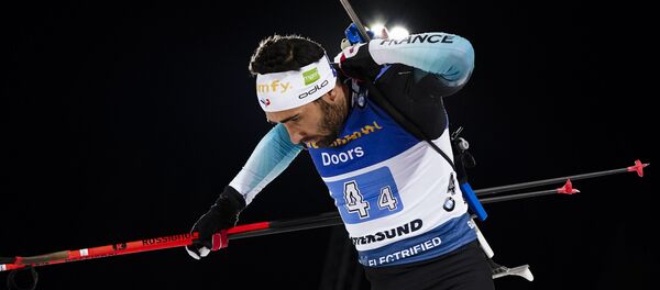 Пятикратный олимпийский чемпион по биатлону француз Мартен Фуркад - Sputnik Беларусь