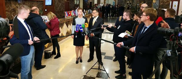 Представители ДНР на переговорах в Минске - Sputnik Беларусь